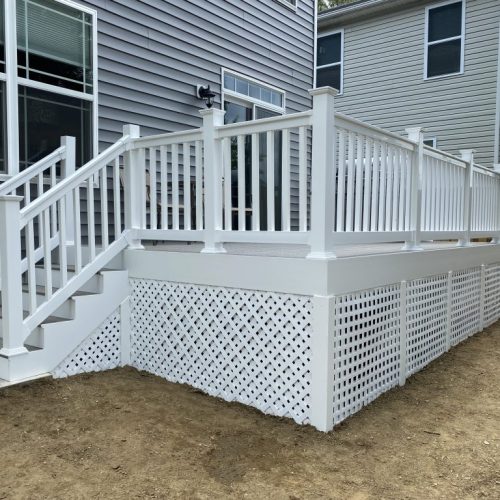Finished deck construction camden de