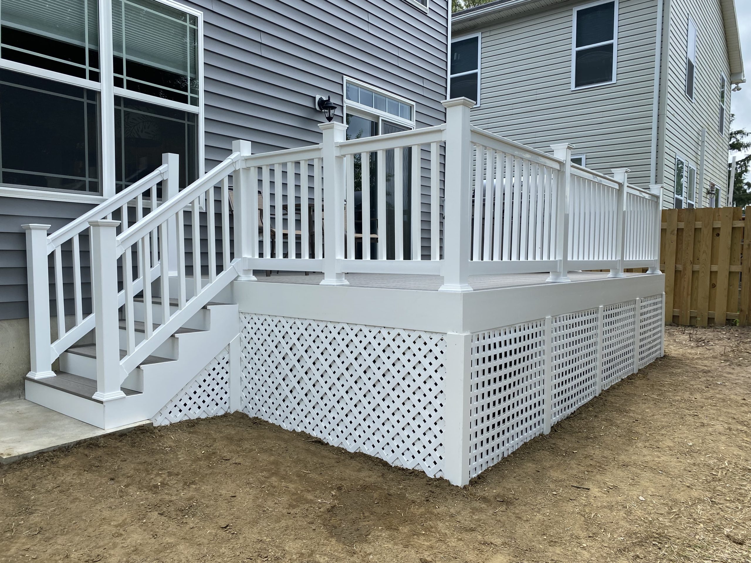 Finished deck construction camden de
